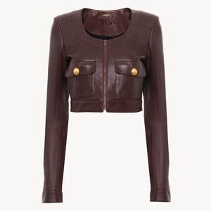 ✨ CHLOE fall 2024 leather jacket